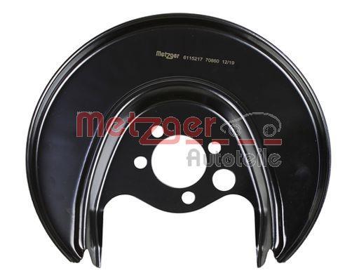 Déflecteur, disque de frein METZGER ref. 6115217